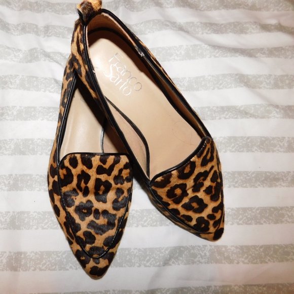 Franco Sarto Shoes - SIZE 6 - Leopard Loafer - Franco Sarto
